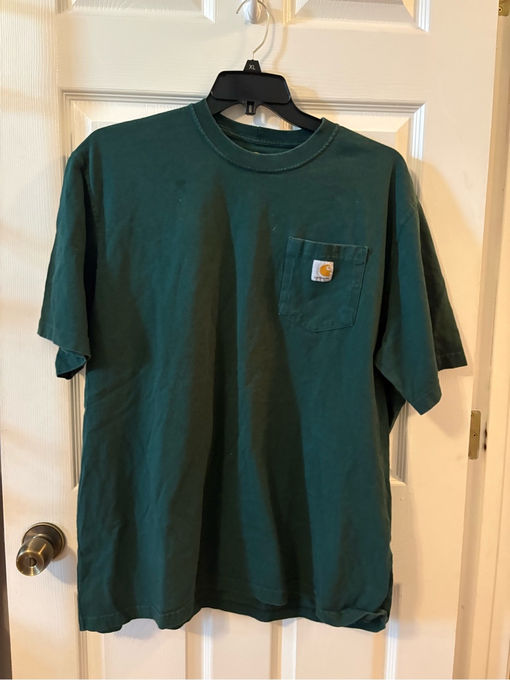 Carhartt Deep Teal Short-Sleeve Pocket Tee